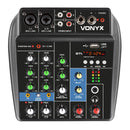 Vonyx VMM100 Mixer live a 3 Ingressi + lettore MP3 USB x rec e modulo Bluetooth - GlobalNet Shop