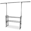 Vonyx DB7 Pro Disco Stand All-in One Supporto barra T alt. regol.x EFX luce Nero - GlobalNet Shop