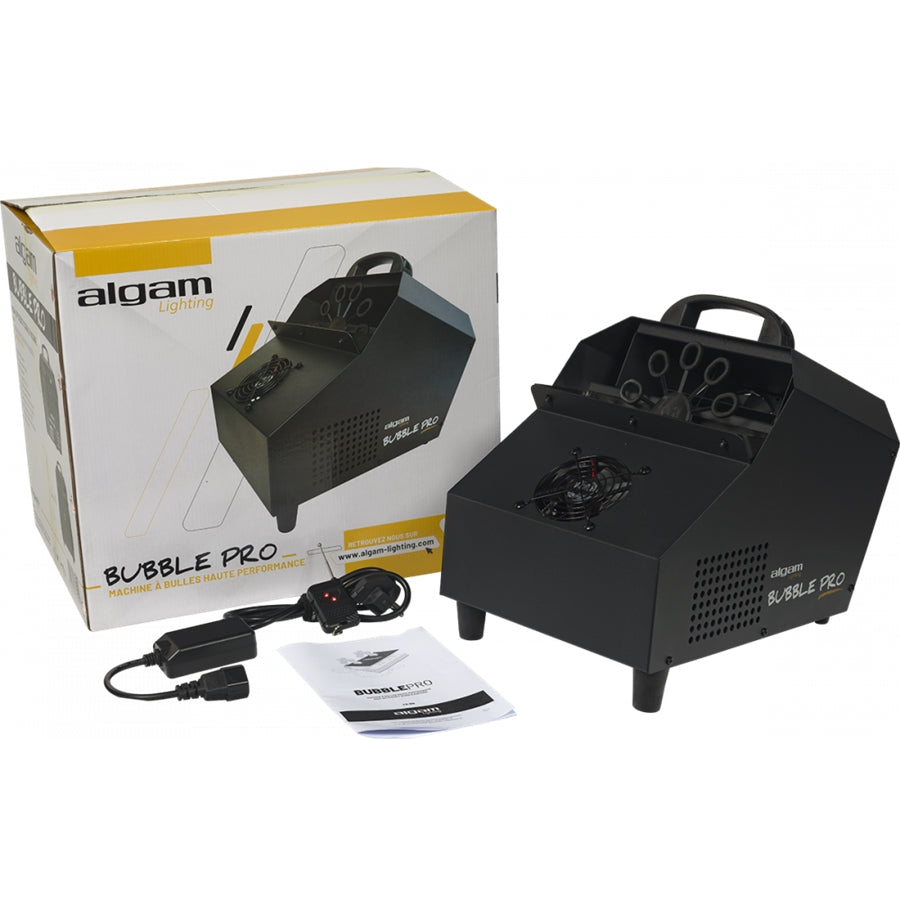 Algam Lighting BUBBLE-PRO Macchina Bolle 2lt/ora 2Vent. ruota ...
