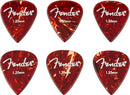 Fender Aero Acrylic Picks 1.25mm 6 Plettri tartarugati in termoplastica acrilica