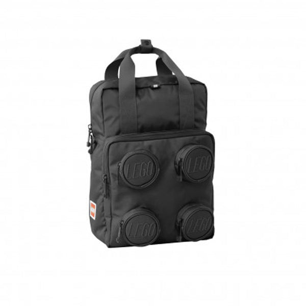 LEGO ZAINO MATT 2X2 SIGN NERO con tasca princ. scomparto interno tablet/laptop