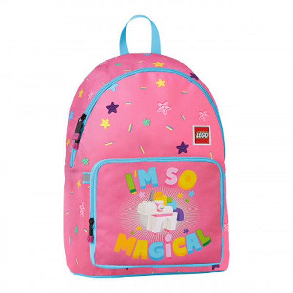 LEGO ZAINO SMU BASIC BACKPACK UNICORNO Zaino leggero tasca frontale chiusura zip