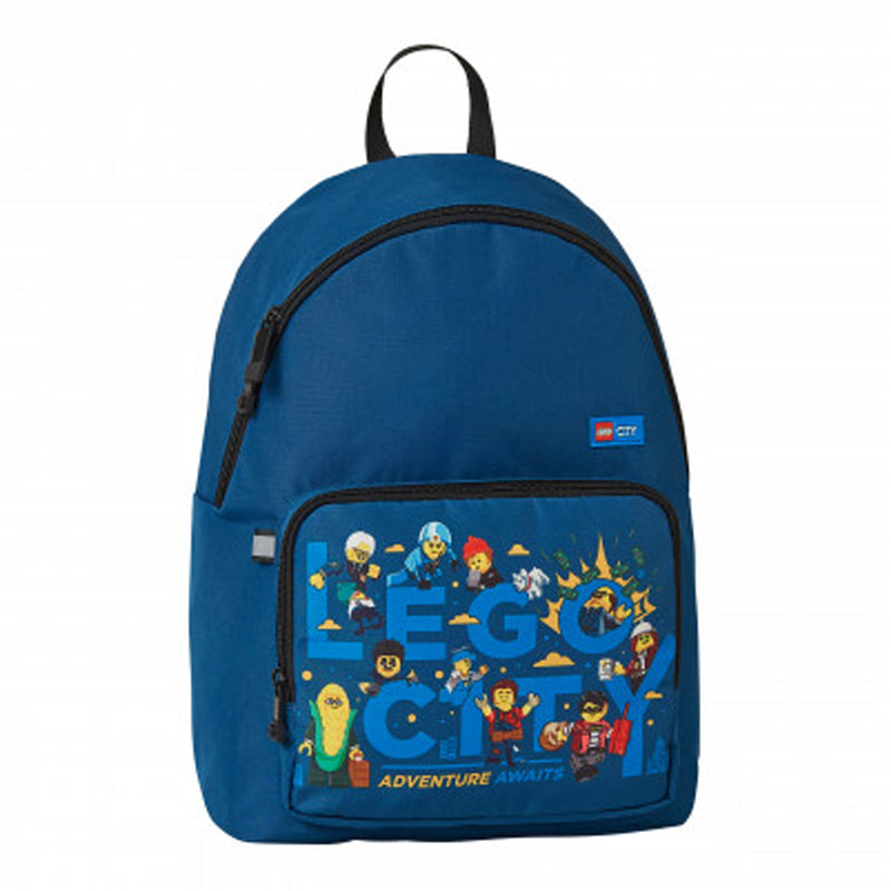 LEGO ZAINO SMU BASIC BACKPACK CITY AWAIT Zaino leggero tasca front. chiusura zip