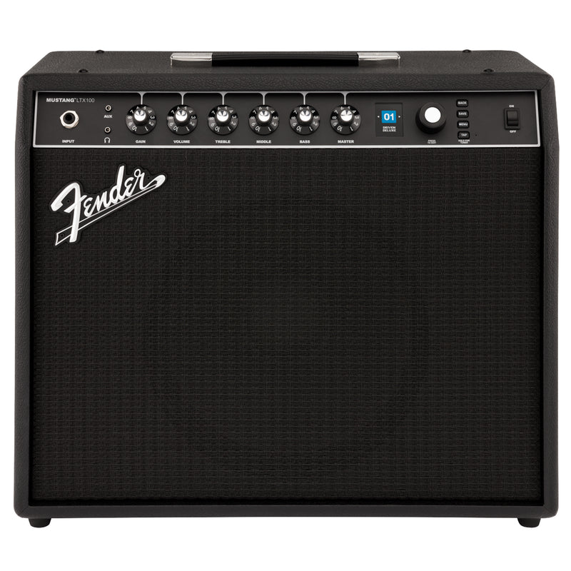 Fender Mustang LTX100 Amplificatore per chitarra da 100w interfaccia utente Nero
