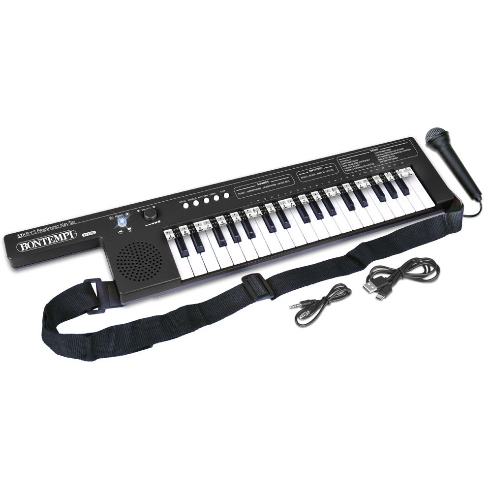 Bontempi 24 3720 Tech Keytar Tastiera musicale scolastica 37 Tasti, Ne