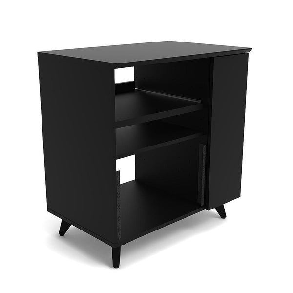 Glorious MODULAR SIDE RACK BLK Mobile Stazione lavoro per studio modulare Nero