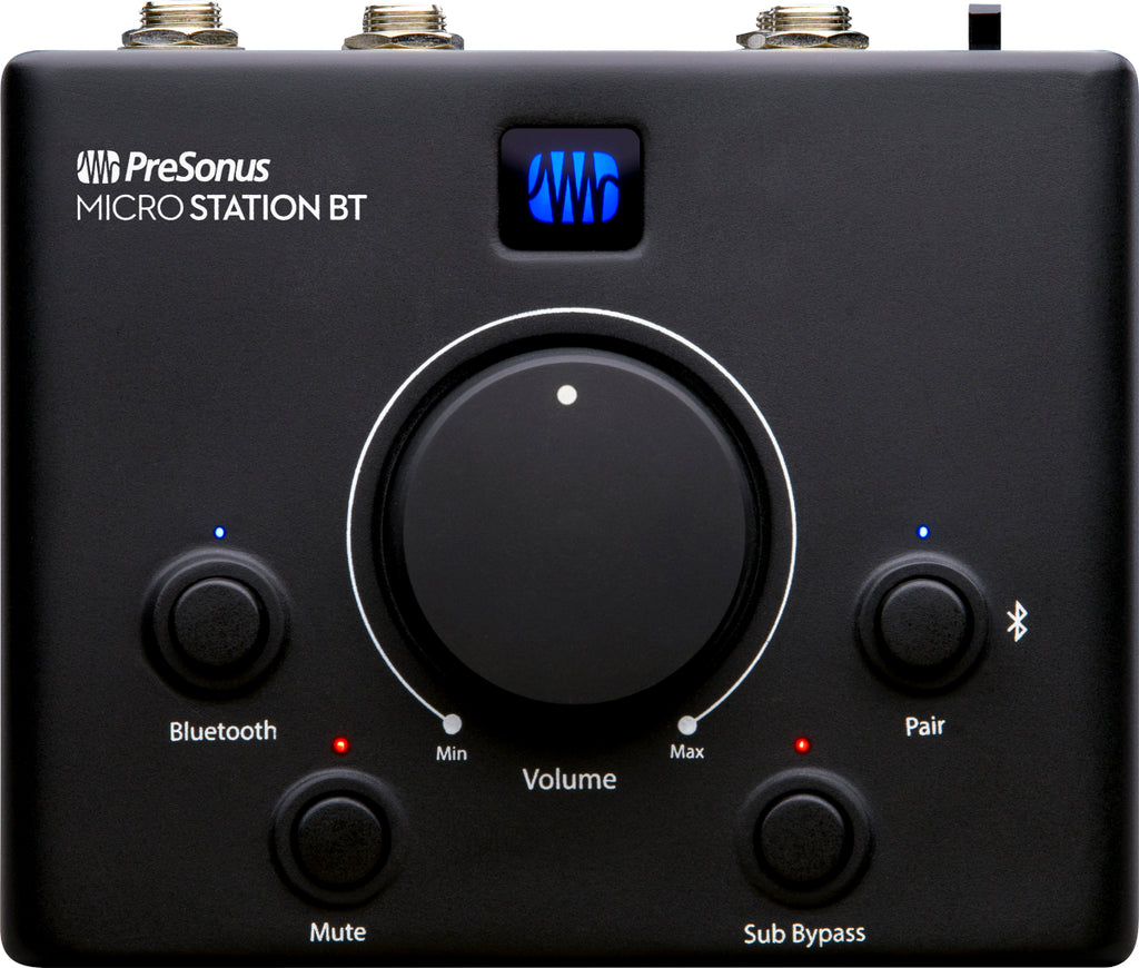 PreSonus MICROSTATION BT Controller monitor audio da tavolo compatto B