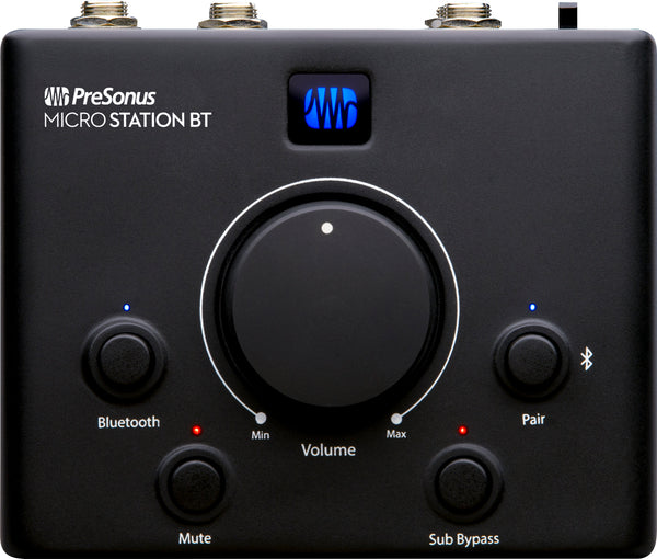 PreSonus MICROSTATION BT Controller monitor audio da tavolo compatto Bluetooth