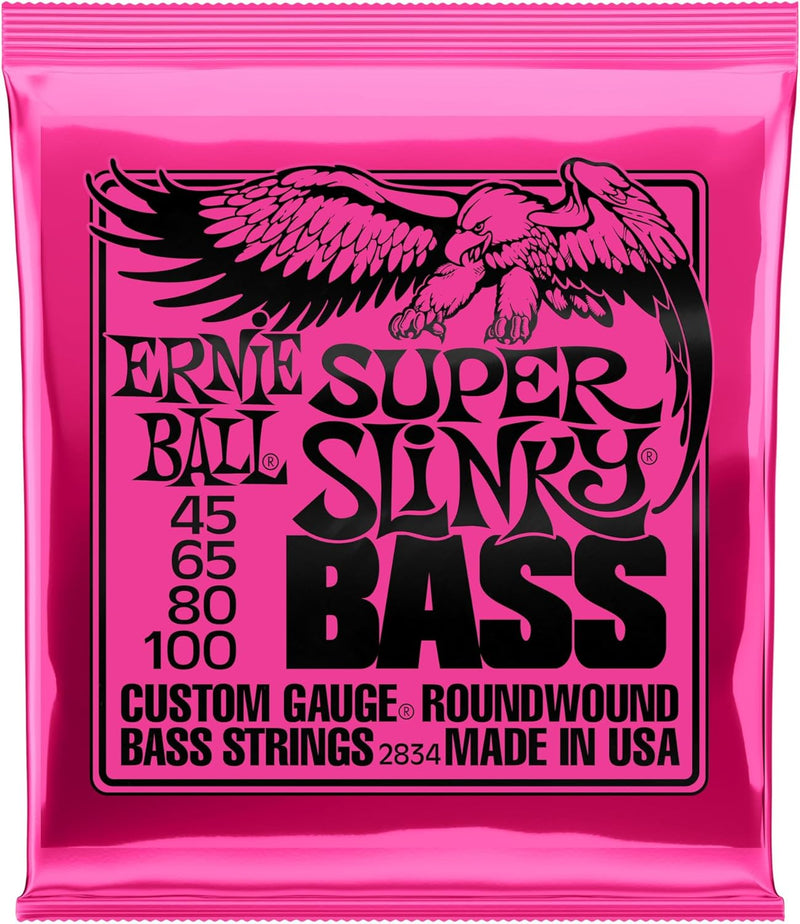 Ernie Ball 2834 Super Slinky Bass Corde x Basso Elett.suono brillante bilanciato
