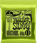 Ernie Ball 3221 3 Pack Corde x Chitarra Elettr. Regular Slinky Avvolg. in Nichel