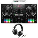 Hercules DJCONTROL INPULSE 500 Controller Dj 2Deck USB +HDP DJ45 Cuffia Dj Pro