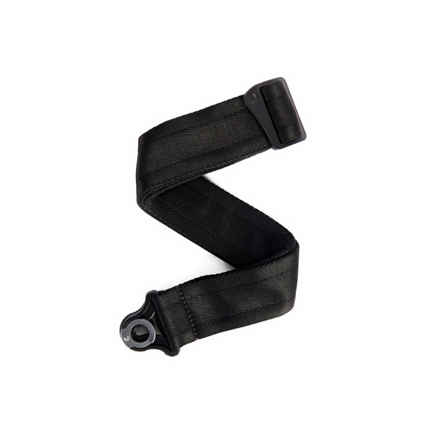 D'Addario 50BAL00 AUTO LOCK GUITAR STRAP BLACK Tracolla per Chitarra e Basso