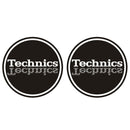 Magma 60647 TECHNICS MIRROR 1 2 Slipmat Feltri x giradischi fondo Nero con Logo