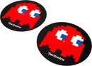 Magma TECHNICS BLINKY Coppia Feltri x giradischi Dj fondo nero Technics e PacMan