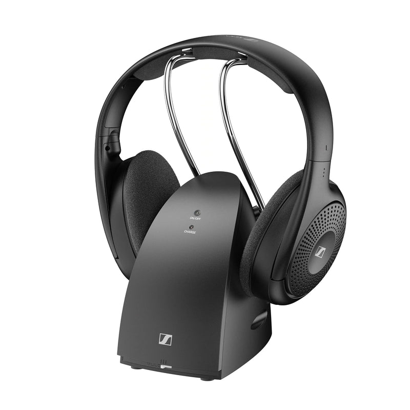 Sennheiser RS 120 II-W Cuffia Tv Wireless +convertitore Digitale Analogico, Nero