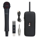 Xvive M5 Sistema Microfono Wireless Pro Palmare con Capsule Intercambiabili Nero