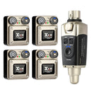 Xvive U45R4 In Ear Monitor Sist. Wireless Digit. 5.8GHZ Trasmett. e 4 ricevitori - GlobalNet Shop
