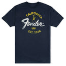 Fender Baja Blue T-Shirt, Blue, taglia L - GlobalNet Shop