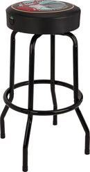 Fender Guitars & Amps Pick Pouch Barstool, Black/Black, 30" Sgabello chitarrista