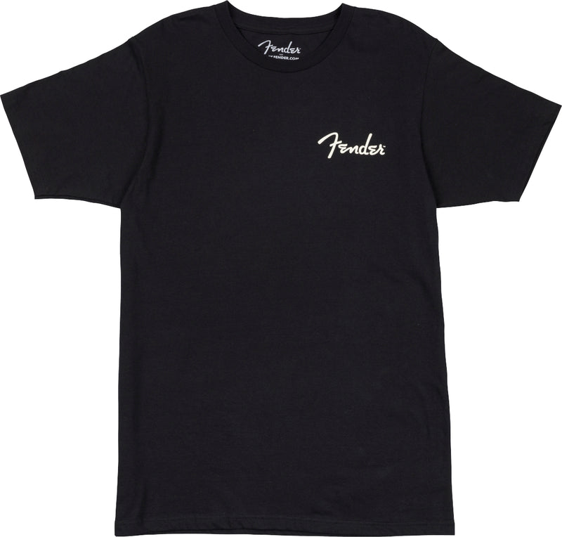 Fender T-shirt XL "Support Your Local Guitar Player" Black, Nero