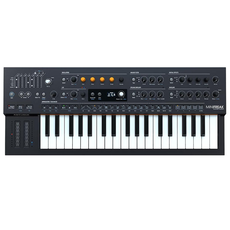 Arturia MINIFREAK Sintetizzatore Analogico/Digitale 6 Voci a 37 Tasti, Black