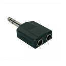 Proel AT170 Adattatore jack maschio 6,3mm stereo a 2x presa femm. 6,3mm stereo