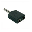 Proel AT170 Adattatore jack maschio 6,3mm stereo a 2x presa femm. 6,3mm stereo - GlobalNet Shop