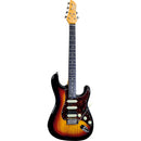 Eko AIRE V-NOS SUNBURST Chitarra Elettrica serie ORIGIN. V-NOS 24T pickup HSS
