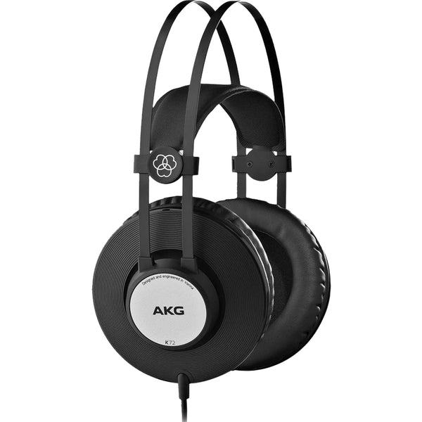 AKG K72 Cuffia monitor professionale da studio, Over Ear, chiusa, con cavo, Nero