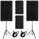 RCF ART 910-A Coppia Diffusore Attivo 10" 2100w +2Cover+FRE300KIT+ 2xBULK250LU10