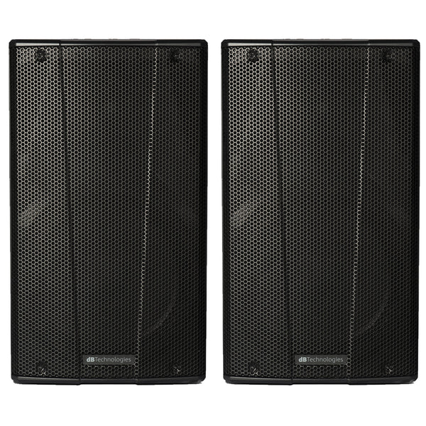 DB Technologies B-Hype 15 Coppia Cassa attiva 2 vie 200W RMS - 400W Picco, Nero