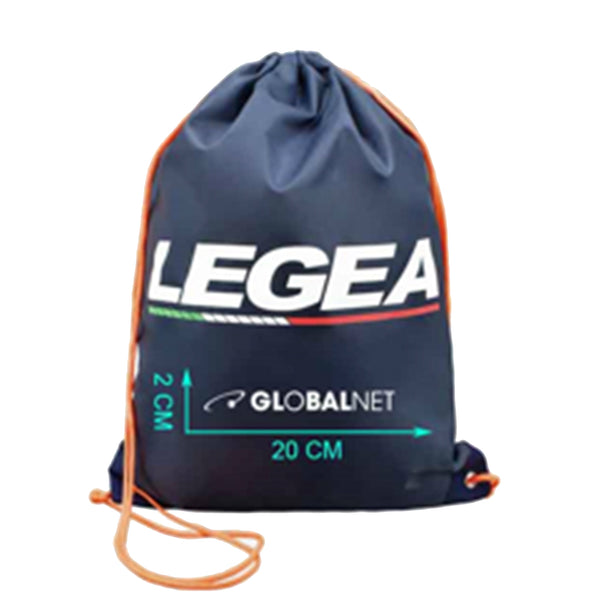 Global Net B303 Sacchetto Soft New Blu-Arancio Fluo Legea brandizzato Global Net