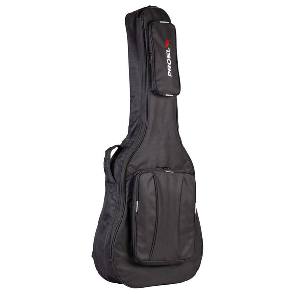 Proel BAG150A Borsa morbida x chitarra acustica robusta imbottitura 10 mm, Nero