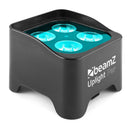 Beamz BBP90 Uplight Par 4x4W 4in1 Led RGB-UV a batteria e comando IR e DMX