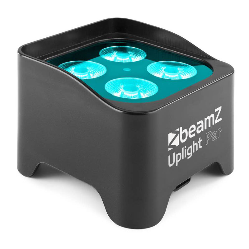 Beamz BBP90 Uplight Par 4x4W 4in1 Led RGB-UV a batteria e comando IR e DMX