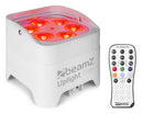 Beamz BBP96SW Uplight Par Led WDMX IRC 6x12w RGBAW-UV batteria e wireless Bianco