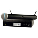 Shure BLX24RE-B58-M17 Sistema Microf. Wireless Pro rack con Palmare BETA58, Nero