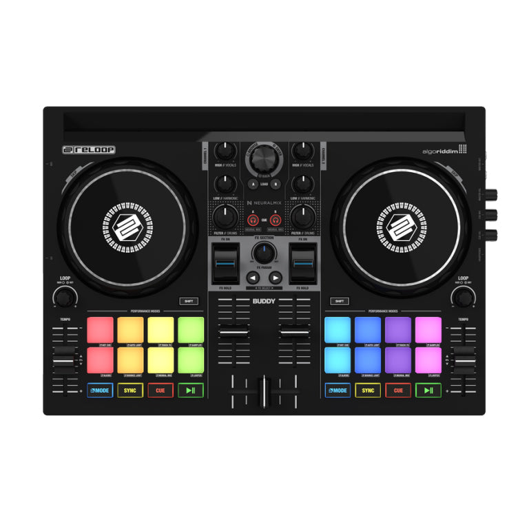 Reloop BUDDY Controller Dj portatile 2 Canali x app djay IOS/iPAD/ANDR