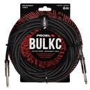 Proel BULK100CLU6BK Cavo telato jack Mono 6.3 a jack Mono 6.3 mm da 6mt Nero - GlobalNet Shop