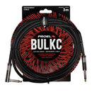 Proel BULK120CLU3BK Cavo telato jack Mono 6.3 a jack Mono 6.3 mm angolo 3mt Nero - GlobalNet Shop