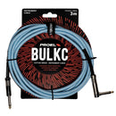 Proel BULK120CLU3BL Cavo telato jack Mono 6.3 a jack Mono 6.3 angolo 3mt Azzurro - GlobalNet Shop