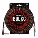 Proel BULK120CLU3SR Cavo jack M 6.3 a jack M 6.3 ang.3mt Nero/Rosso/Verde/Grigio - GlobalNet Shop