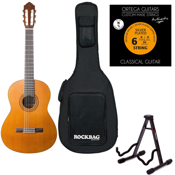 Yamaha C40III Chitarra Classica legno 4/4 + Borsa + Supporto da terra + Set corde