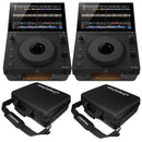 AlphaTheta CDJ-1500X Coppia Lett. Multimed. DJ Touch 10,1"+DJC-1500X BAG Coppia