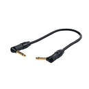 Proel CHLP115LU06 Cavo audio jack angolo mono 6.3 a jack angolo mono 6.3, 0,6mt - GlobalNet Shop