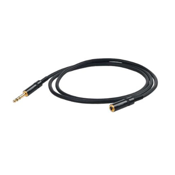 Proel CHLP190LU10 Cavo Audio Jack Stereo 6.3mm a presa Femmina Jack Stereo 6.3mm