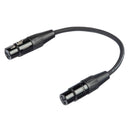 Proel CHLP340LU015 Cavo audio con Cannon XLR 3F a Cannon XLR 3F, da 0,15mt, Nero - GlobalNet Shop