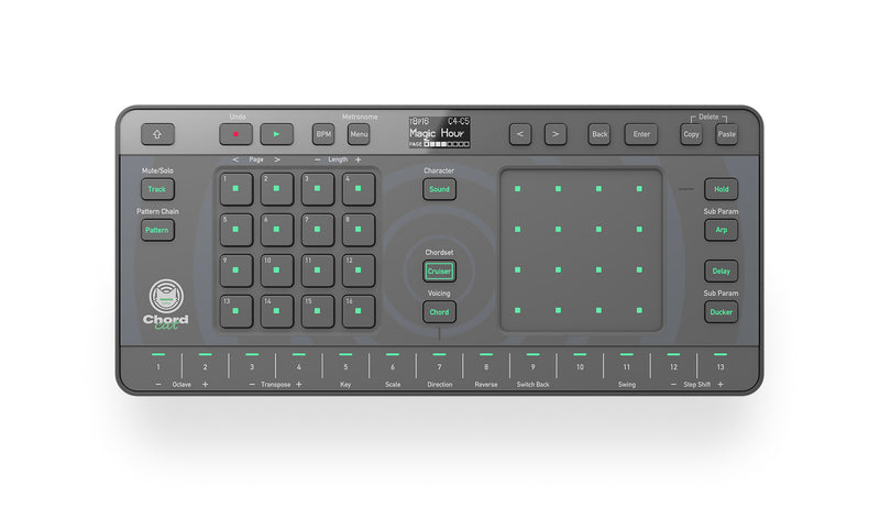 AlphaTheta CHORDCAT Groovebox portat. Accordi Arpeggiatore Efx x comporre Musica