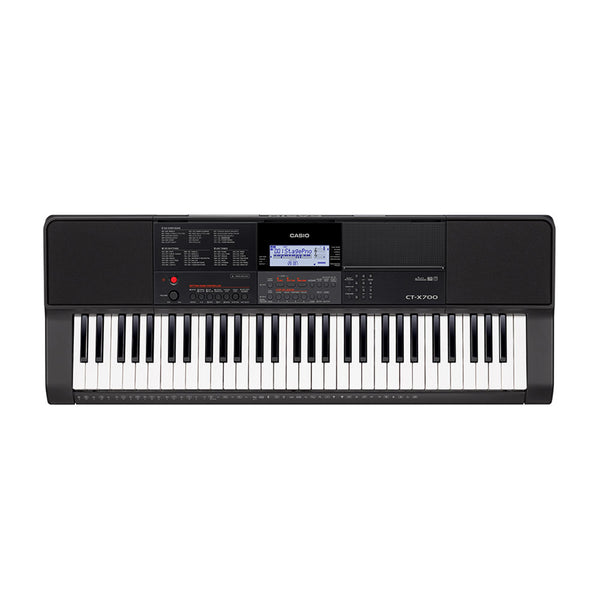 Casio CT-X700 Tastiera Digitale dinamica a 61 Tasti USB-MIDI, Nero