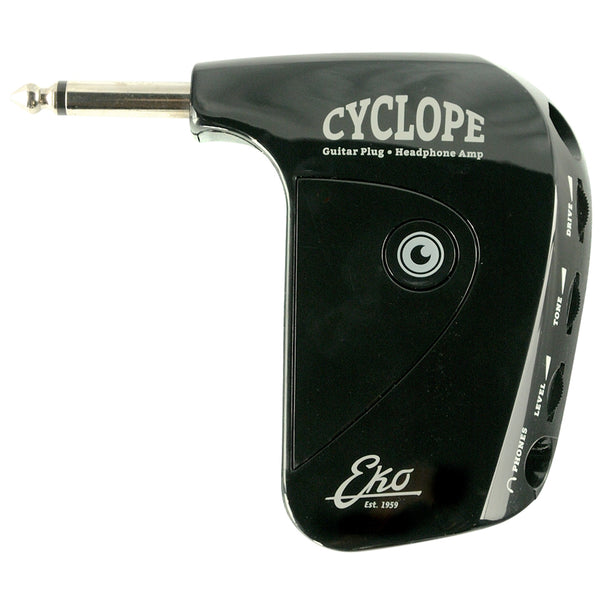 Eko CYCLOPE GUITAR PLUG Amplificatore per cuffia portatile per Chitarra, Nero